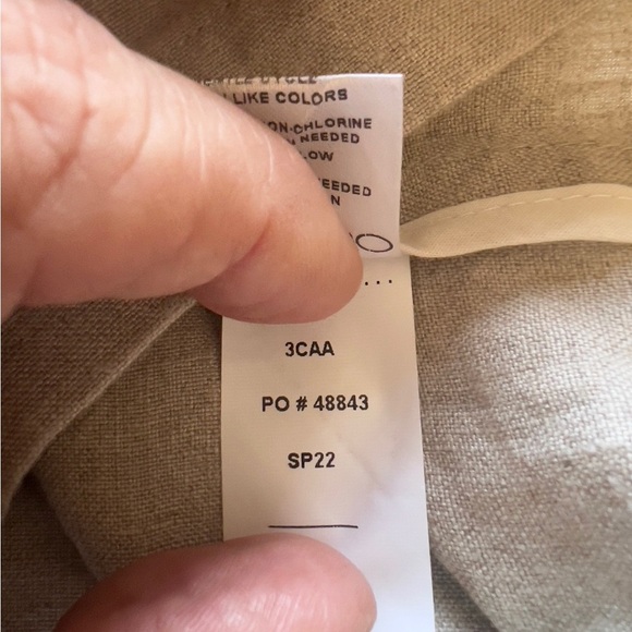 NWT Orvis Linen Jacket Women's XS Light Tan Front Pockets-Buttons Up (G4) - Picture 9 of 12